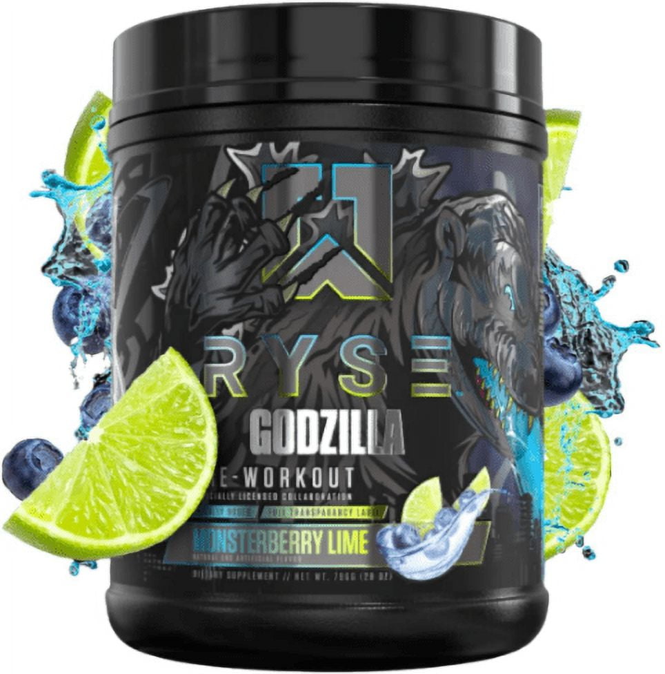 Ryse Godzilla PreWorkout Monsterberry Lime 1.75 lb / 20 Servings