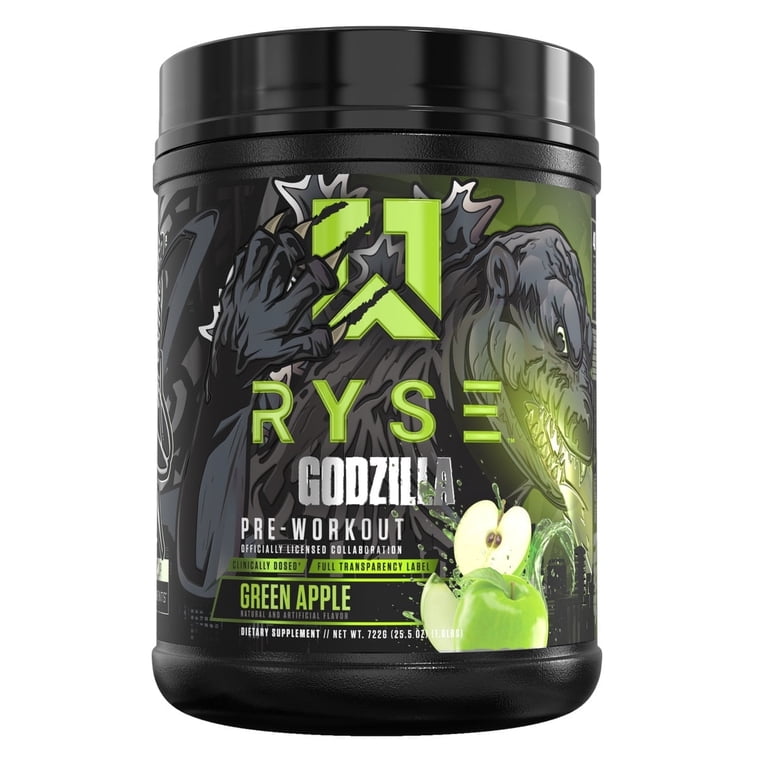 RYSE Godzilla X Noel Deyzel Pre Workout Powder - Green Apple - 20