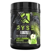 RYSE Godzilla X Noel Deyzel Pre Workout Powder - Green Apple - 20/40 Servings