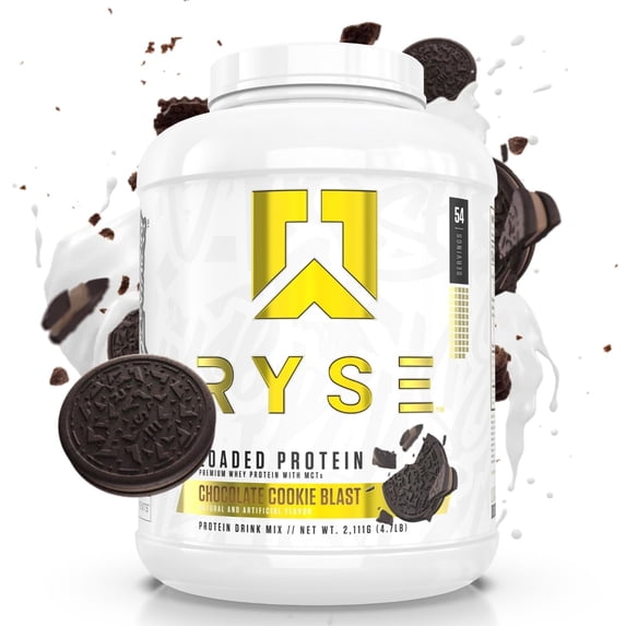 RYSE Loaded Protein Powder - Chocolate Cookie Blast - 54 Servings