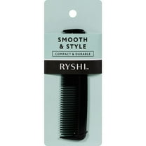 Ryshi Smooth & Style Compact & Durable Pocket Comb, Black, 1-Count