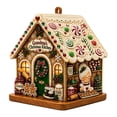 thumbnail image 1 of Rysoverian DIY Christmas Candy House Kit, Rhinestone Gingerbread House Ornament Handmade Holiday Tabletop Decoration Gift, 1 of 7