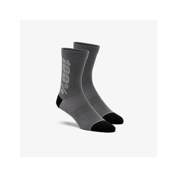 Rythym Performance Socks, Charcoal & Gray - Large & Extra Large