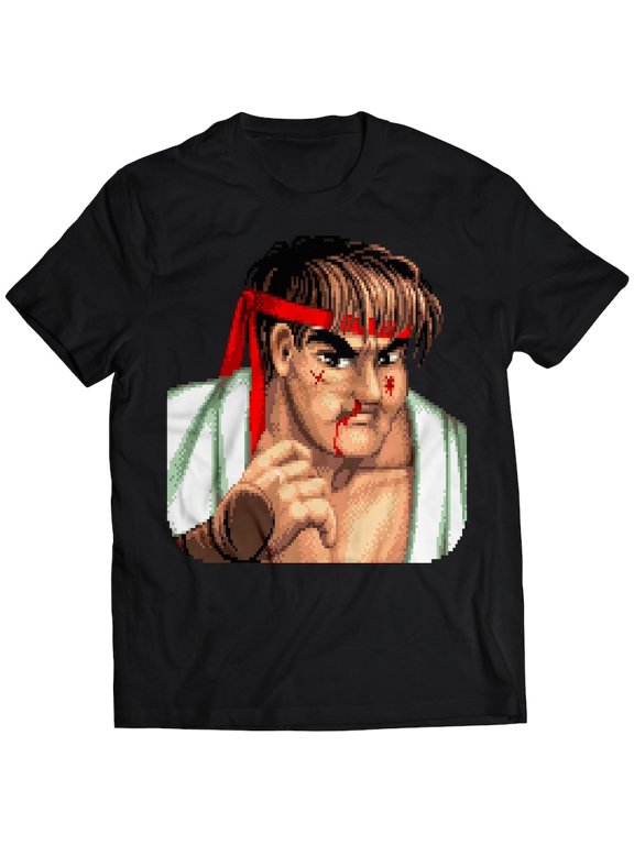 Ryu Defeated Portrait SF2 Premium Unisex T-shirt.
