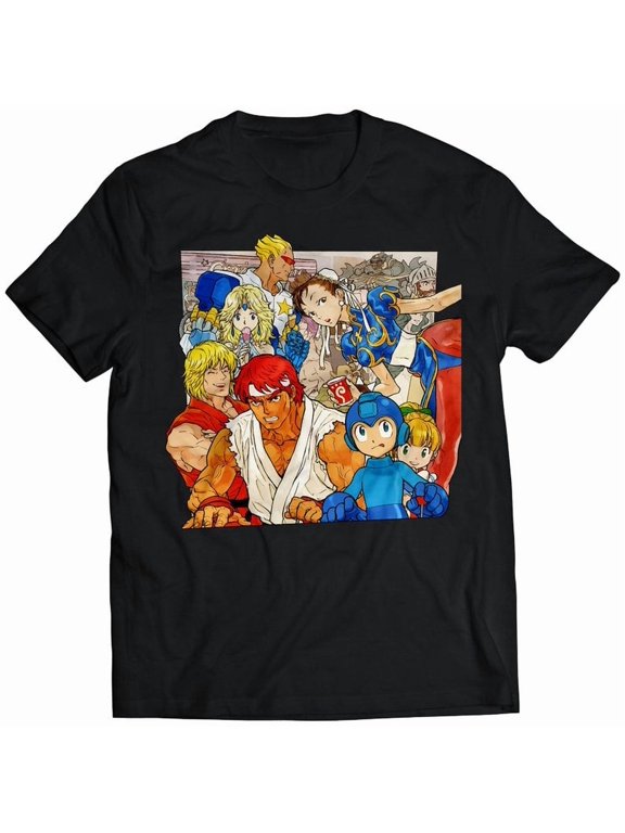 Ryu Vs Mega Boy Arcade Premium Unisex T-shirt (vectorized Design)