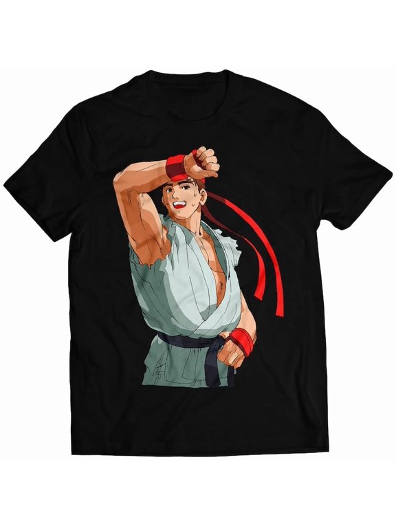Ryu Win Pose MVC Premium Unisex T-shirt (vectorized Design)