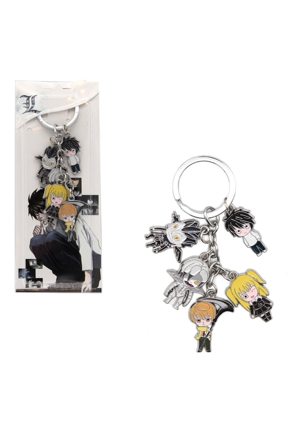 Ryuk Rem Light N Misa - Death Note 1" Keychain 5 pc. Pendant