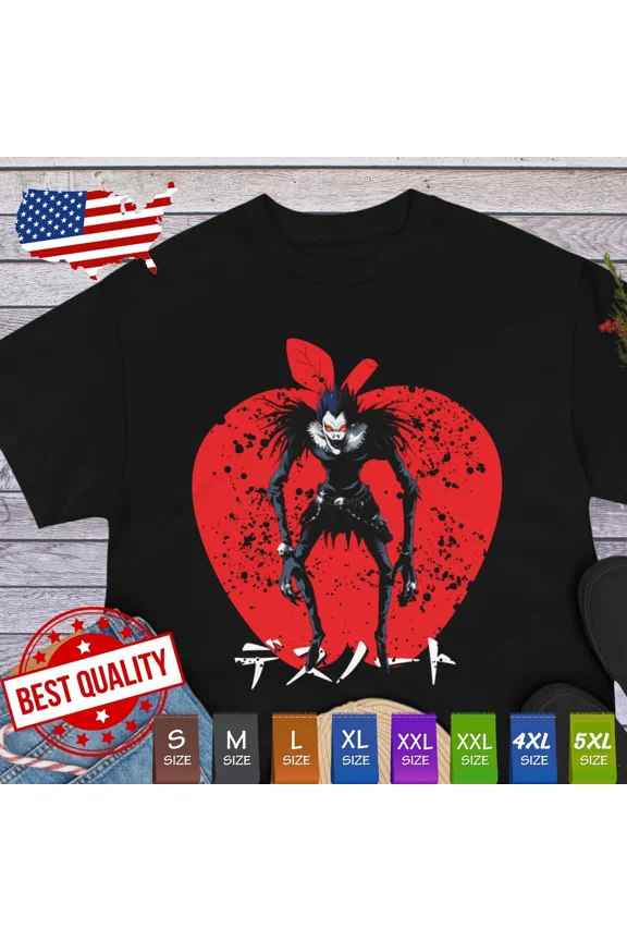 Ryuk T Shirt Death Note Tee Anime Manga Clothing Japanese Cosplay Shinigami