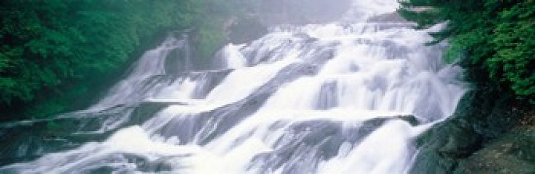 Ryuto Falls Tochigi Nikko Japan Canvas Art - Panoramic Images (18 x 6)