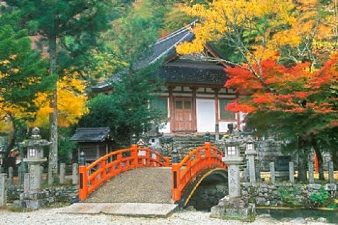 Ryuzenji Temple Nara Japan Canvas Art - Rob Tilley DanitaDelimont (23 x 15)