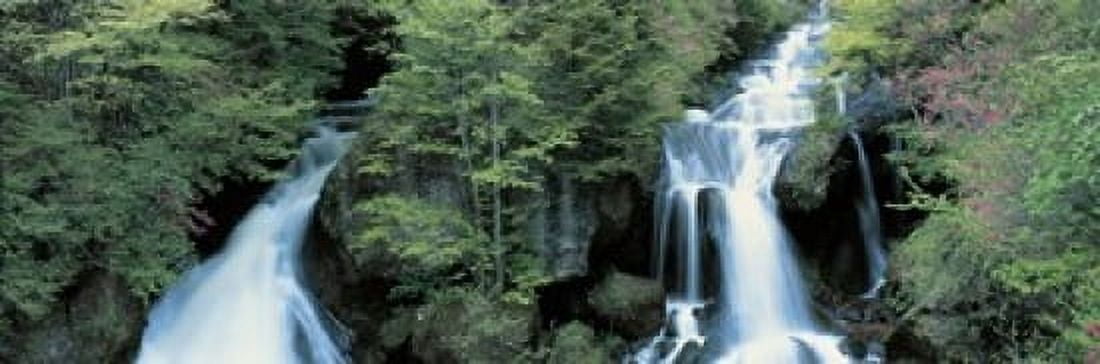 Ryuzu Waterfall Nikko Tochigi Japan Canvas Art - Panoramic Images (36 x 12)