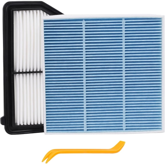 Ryvclim Engine Air Filter&Cabin Air Filter Combo Pack-Compatible with Honda Civic 2016 2017 2018 2019 2020 2021 2022 2023 2024 2025(2.0L),HRV 2023 2024 2025 2026(2.0L)--CF11182&CA12051