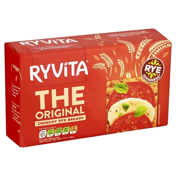 Ryvita Original Crunchy Rye Breads 250g