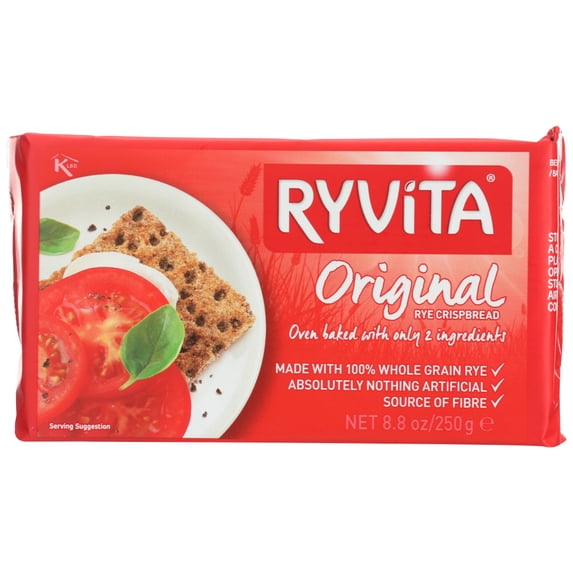 Ryvita Rye Original Dark Rye Crispbread, 8.8 Oz.