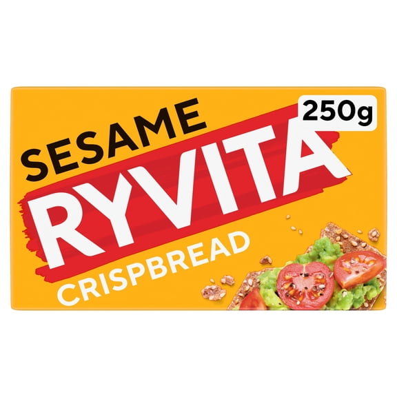 Ryvita Sesame Crispbread 250g, Imported from Britain