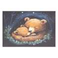 thumbnail image 1 of Ryvnso 1 Piece Placemats Bears Sleeping Dining Mats Heat-Resistant Non-Slip Washable Table Mat, 1 of 8