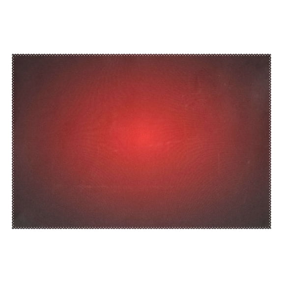 Ryvnso 1 Piece Placemats Gradient Red Dining Mats Heat-Resistant Non-Slip Washable Table Mat