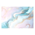 thumbnail image 1 of Ryvnso 1 Piece Placemats Green Marble Dining Mats Heat-Resistant Non-Slip Washable Table Mat, 1 of 8