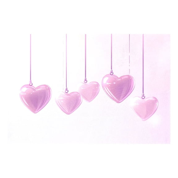 Ryvnso 1 Piece Placemats Hearts-a1 Dining Mats Heat-Resistant Non-Slip Washable Table Mat