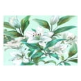 thumbnail image 1 of Ryvnso 1 Piece Placemats Lily Flowers Leaves Dining Mats Heat-Resistant Non-Slip Washable Table Mat, 1 of 8