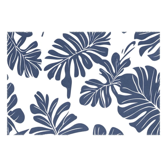 Ryvnso 1 Piece Placemats Palm Leaf-e7 Dining Mats Heat-Resistant Non-Slip Washable Table Mat