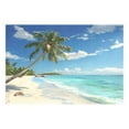 thumbnail image 1 of Ryvnso 1 Piece Placemats Summer Palm Tree Beach Dining Mats Heat-Resistant Non-Slip Washable Table Mat, 1 of 8