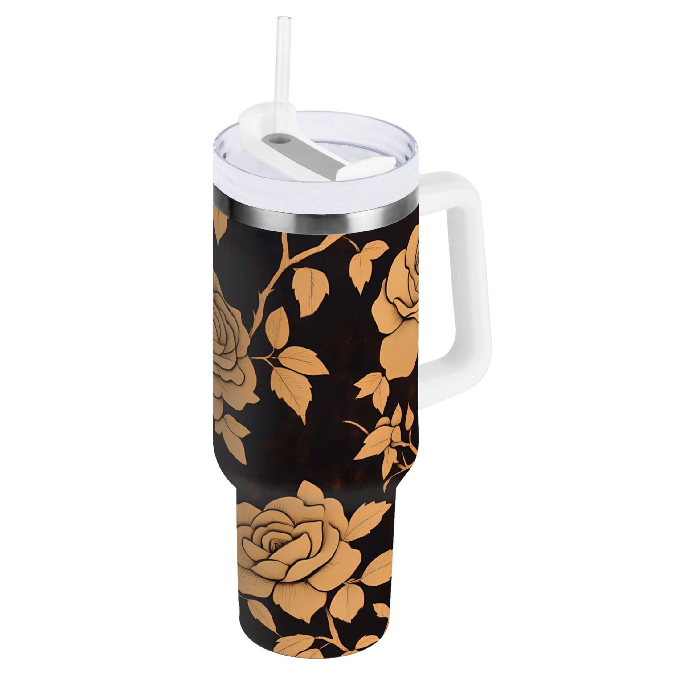 Roses Stainless steel tumbler