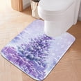 thumbnail image 1 of Ryvnso A Beautiful Christmas Tree Bathroom Shaggy Rugs Toilet U Shape Mat Soft Contour Rug 20"x24", 1 of 9