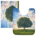 thumbnail image 1 of Ryvnso A Tree on Grassland Bathroom Shaggy Rugs Toilet Mat Soft Contour Rug, 1 of 9