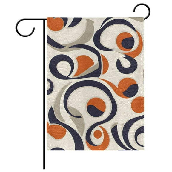 Ryvnso Abstract Geometric Garden Flag 12x18 Inch Double Sided Seasonal Yard Decoration