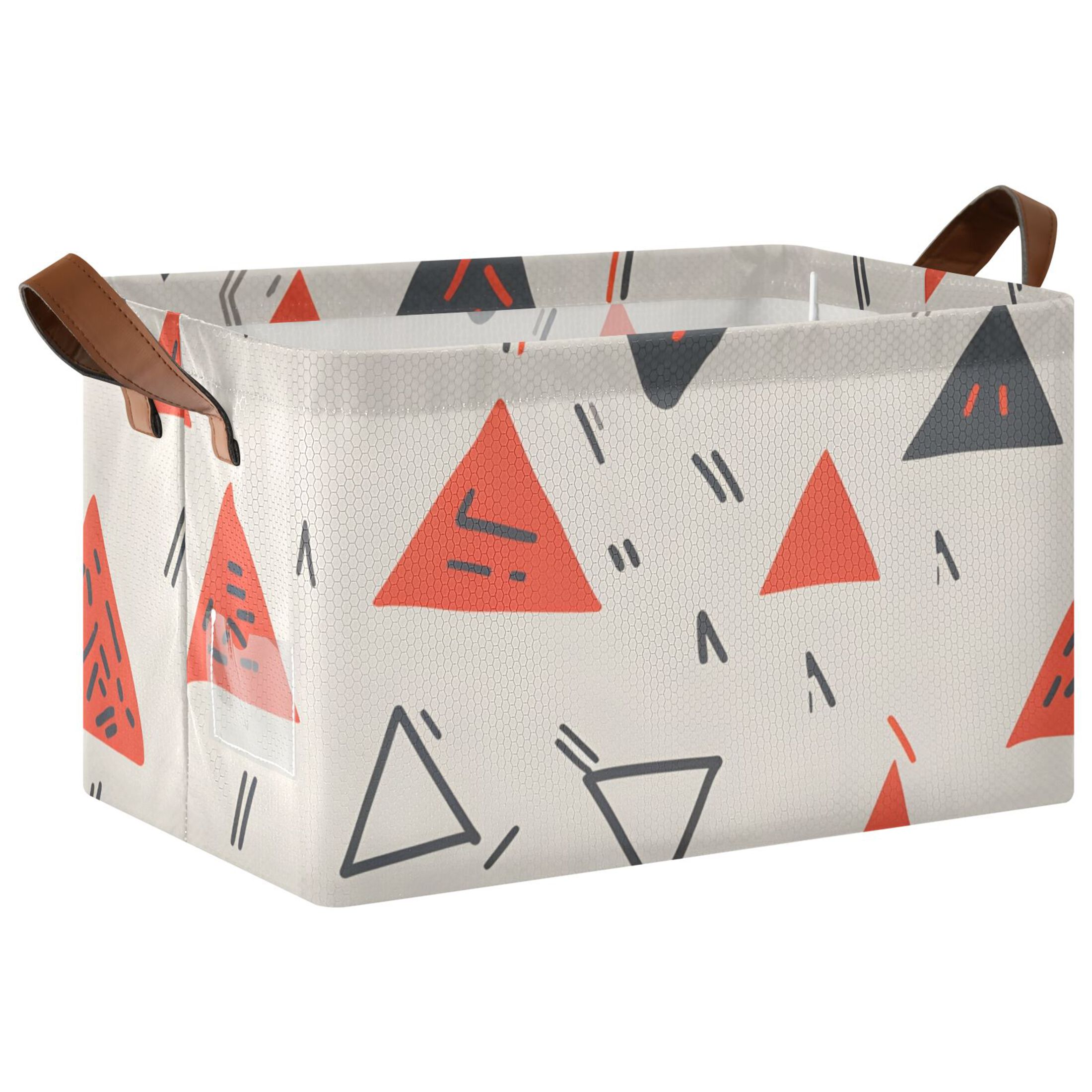 Ryvnso Abstract Geometrical Art Print Storage Bins Large Basket ...