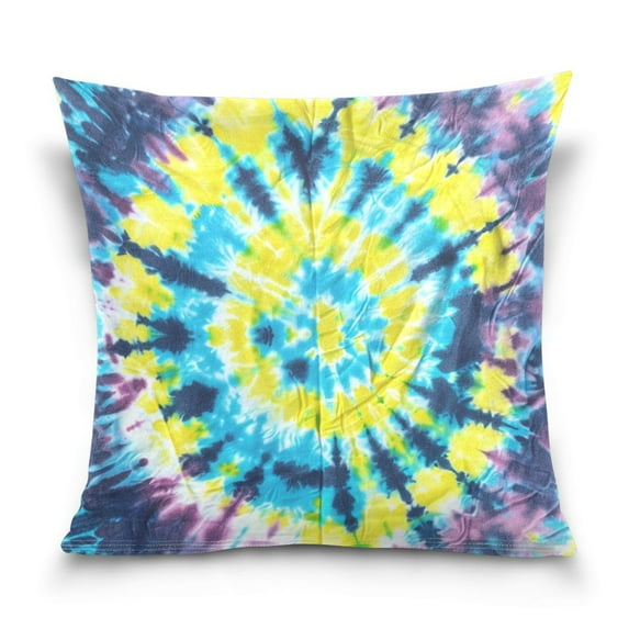 Ryvnso Abstract Tie Dye Throw Pillow Covers Couch Pillowcases Decor for Bed Sofa 18" x 18"
