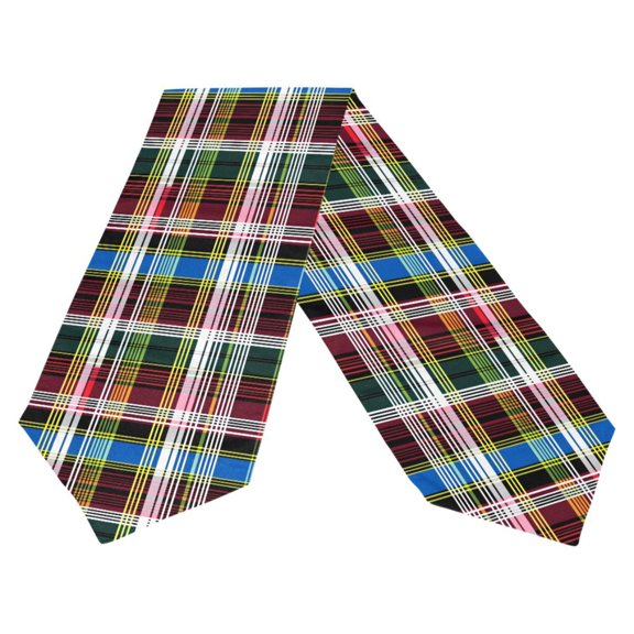 Ryvnso Art Checkered Pattern Table Runner Tablecloth Home Decoration 13 x 70 inches