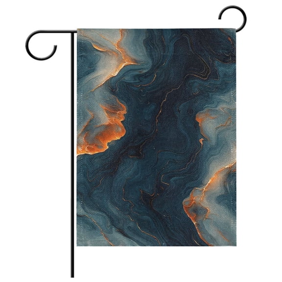 Ryvnso Art Marble Garden Flag 12x18 Inch Double Sided Seasonal Yard Decoration