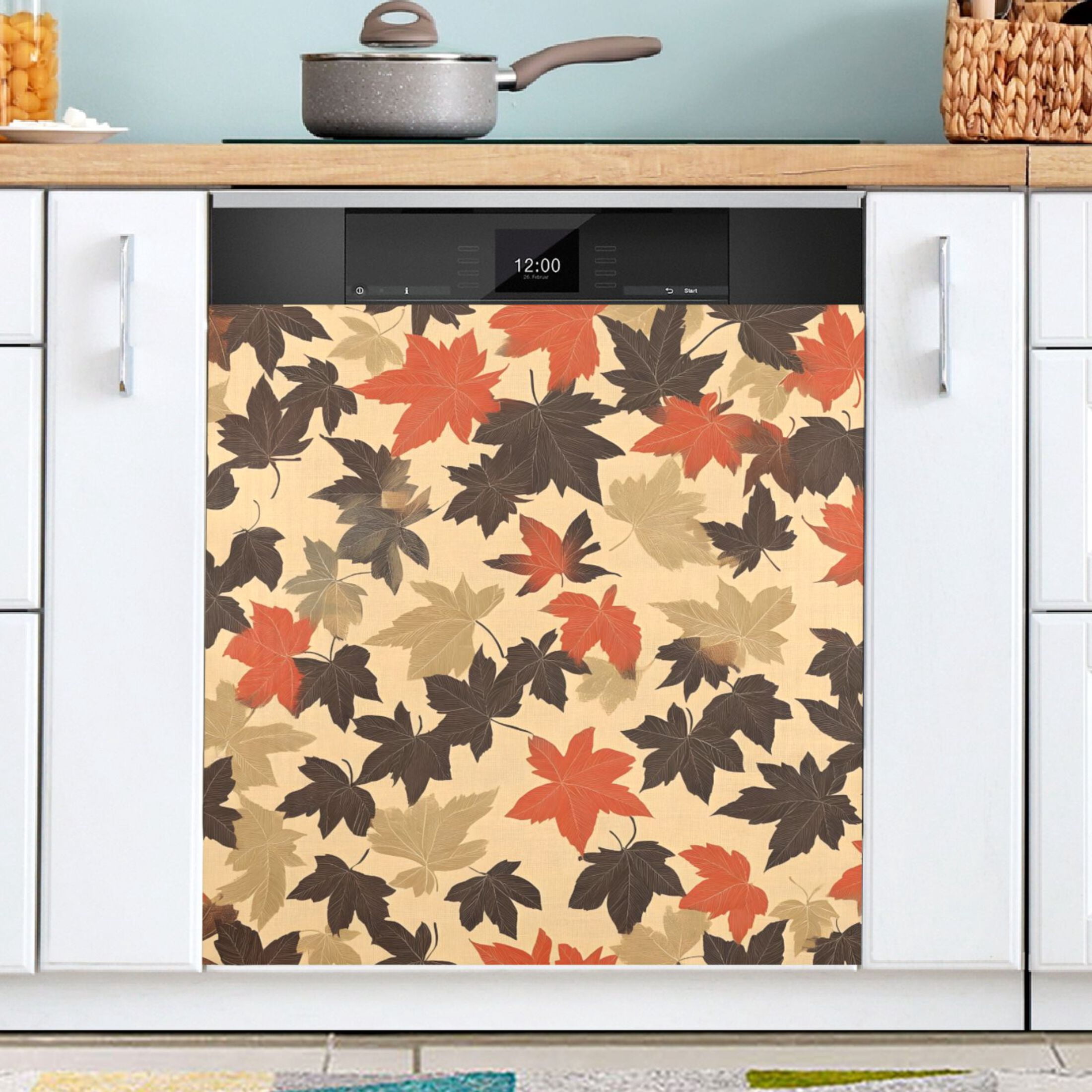 Ryvnso Autumn Fall Dishwasher Magnetic Refrigerator Magnet Cover ...