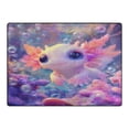 thumbnail image 1 of Ryvnso Axolotl under Sea Area Rug Floor Mats Non-Slip Home Carpet 80 x 58 inch, 1 of 7