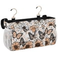 thumbnail image 1 of Ryvnso Bedside Caddy Butterfly Sunflower Paint Bedside Storage Bag Hanging Organizer, 1 of 8
