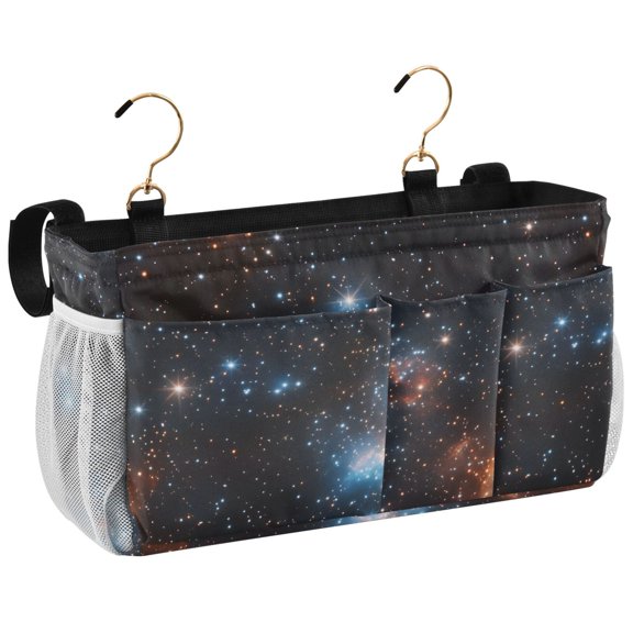 Ryvnso Bedside Caddy Starry Sky-b1 Bedside Storage Bag Hanging Organizer