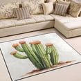 thumbnail image 1 of Ryvnso Cactus Watercolor Area Rug Floor Mats Non-Slip Home Carpet 63 x 48 inch, 1 of 7