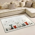 thumbnail image 1 of Ryvnso Cartoon Cat Area Floor Mat Non-Slip Carpet Soft Rugs Doormats 31" x 20", 1 of 7