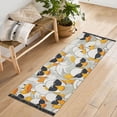 thumbnail image 1 of Ryvnso Cartoon Ducks Bedroom Runner Rug 2'x6' Hallway Area Carpet Non Slip Entryway Mat with Tassels, 1 of 8