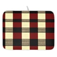thumbnail image 1 of Ryvnso Checkered Grid-z6 Dish Drying Mat for Kitchen Countertop 16x18 Small Dish Pad Drainer Rack Dish Sink Mats, 1 of 7