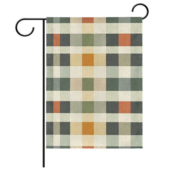 Ryvnso Checkered Pattern-6 Garden Flag 12x18 Inch Double Sided Seasonal Yard Decoration