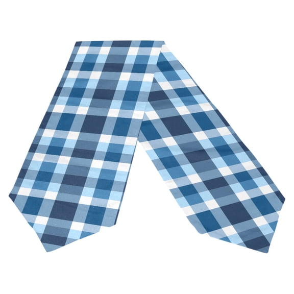 Ryvnso Checkered Pattern Table Runner Tablecloth Home Decoration 13 x 70 inches
