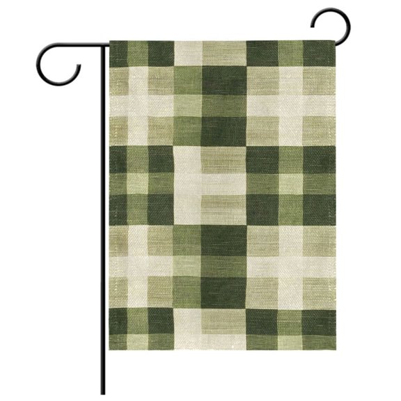 Ryvnso Checkered Pattern-e1 Garden Flag 28x40 Inch Double Sided Seasonal Yard Decoration
