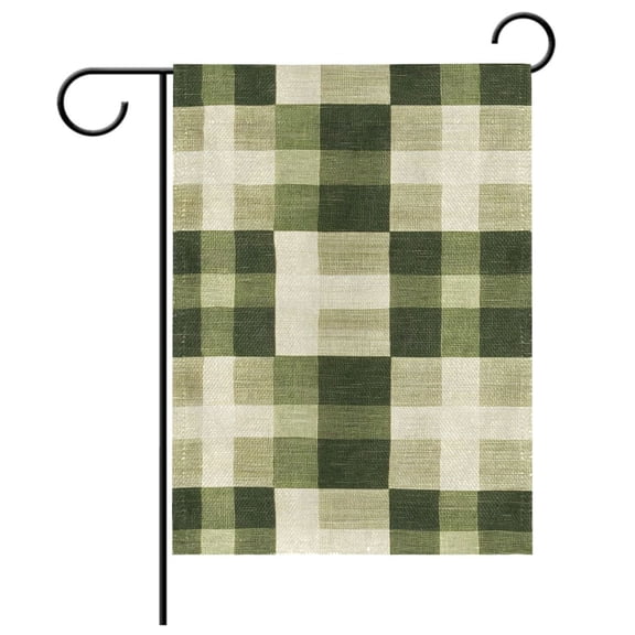 Ryvnso Checkered Pattern-e1 Pattern Garden Flag 28x40 Inch Double Sided Seasonal Yard Decoration