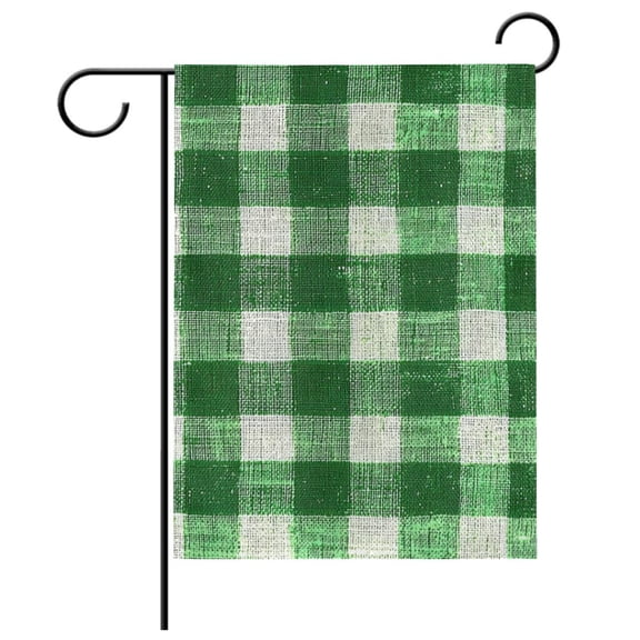 Ryvnso Checkered Pattern-e2 Pattern Garden Flag 12x18 Inch Double Sided Seasonal Yard Decoration