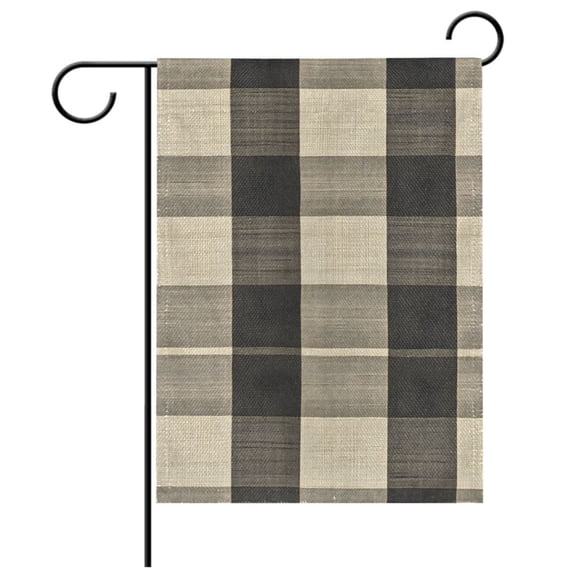 Ryvnso Checkered Pattern-e5 Garden Flag 12x18 Inch Double Sided Seasonal Yard Decoration