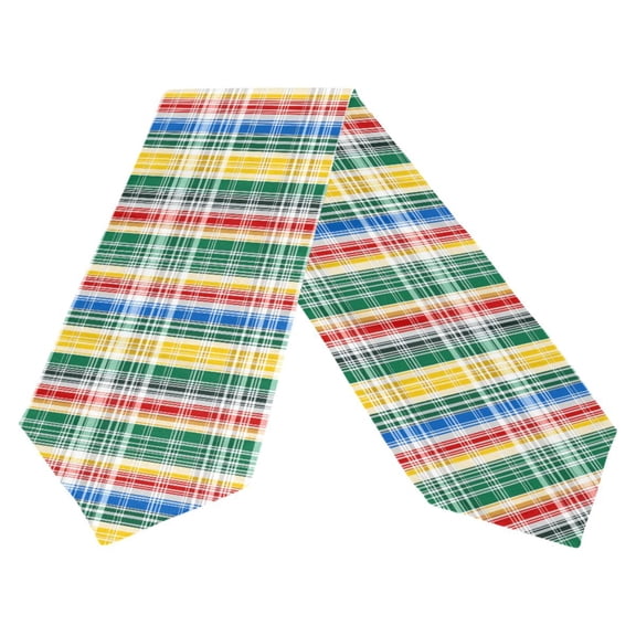 Ryvnso Checkered Plaid Pattern Table Runner Tablecloth Home Decoration 13 x 70 inches