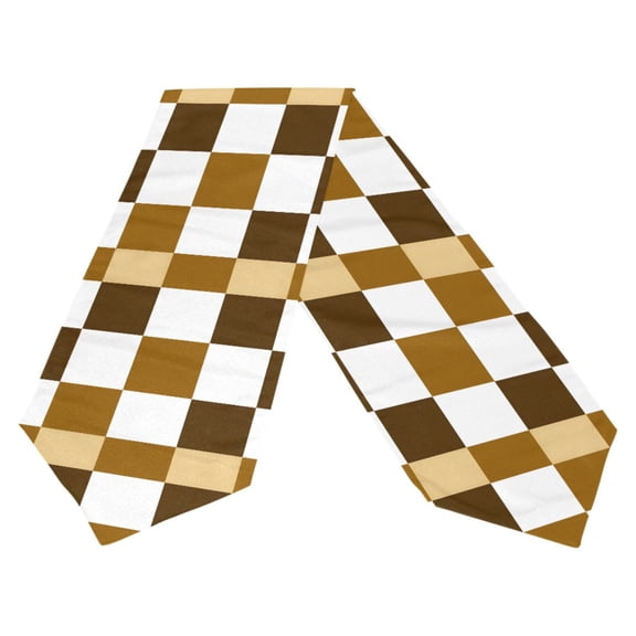 Ryvnso Checkered Plaid-a8 Table Runner Tablecloth Home Decoration 13 x 70 inches